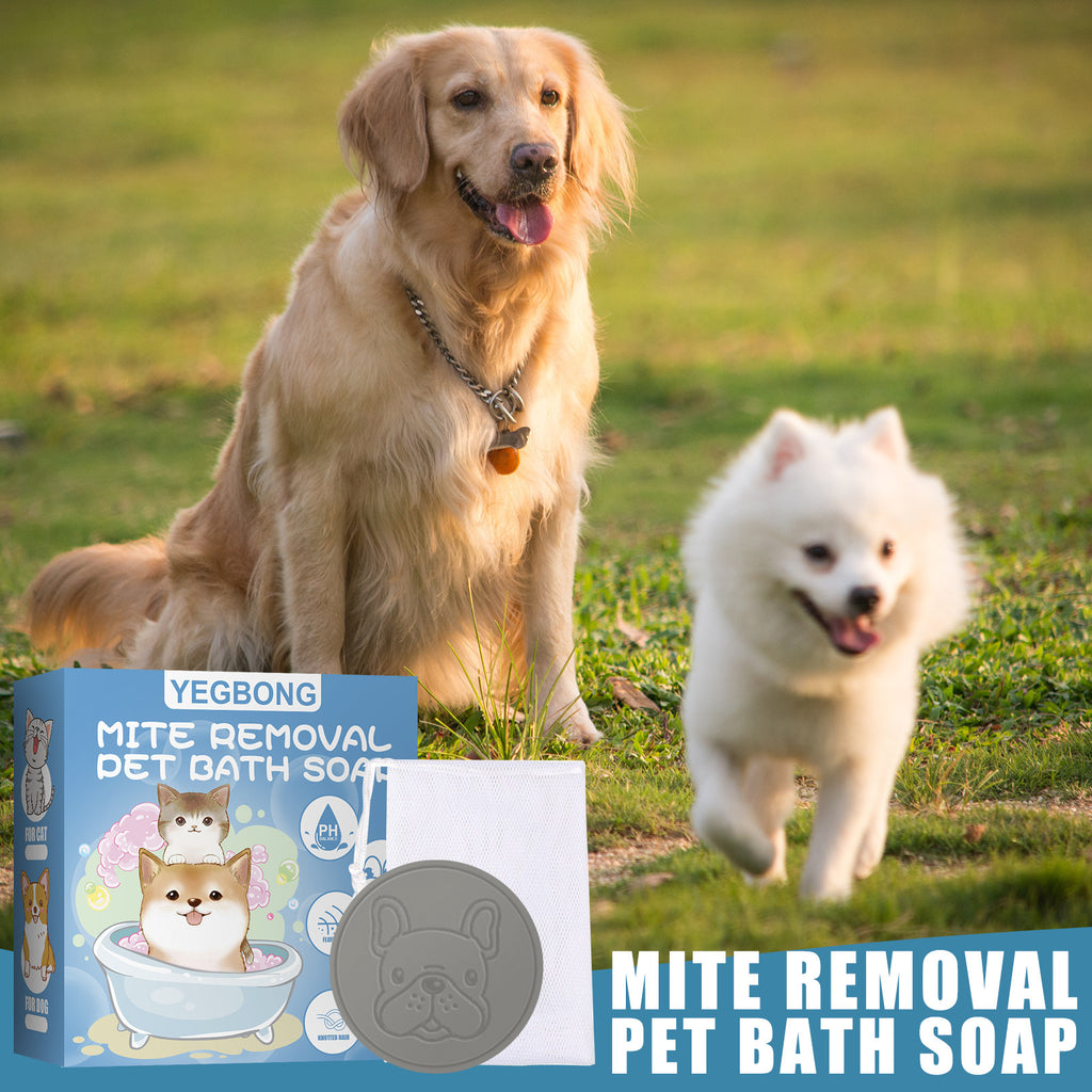 Pet Anti-mite Bath Soap, Dog And Cat Antibacterial Body Deodorant, Clean Bath Products