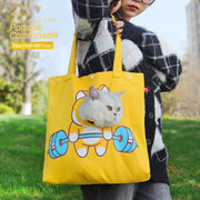 Pet Carrier – Canvas Shoulder Tote Bag