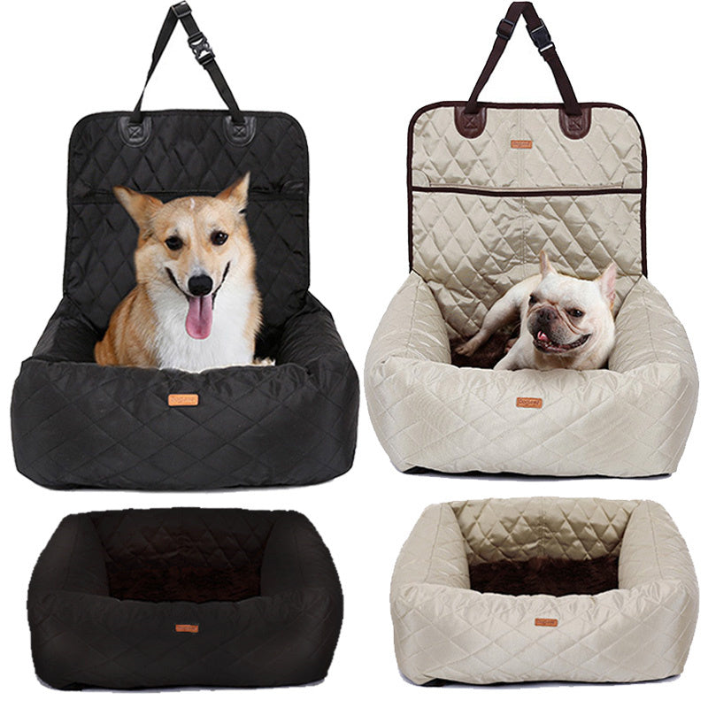 2-in-1 Dog Carrier & Car Seat Bed