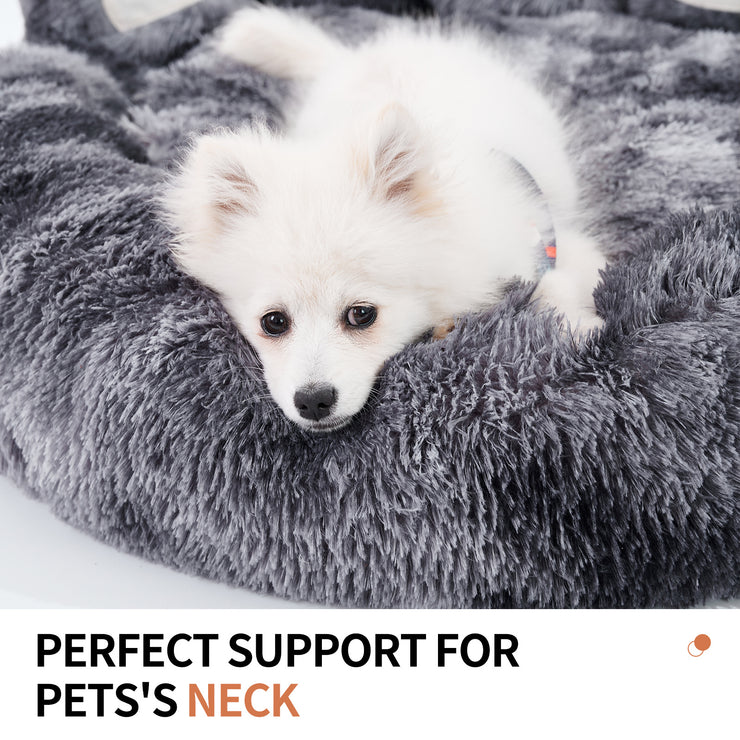 Dog Bed – Cozy Bear Paw Plush Bed