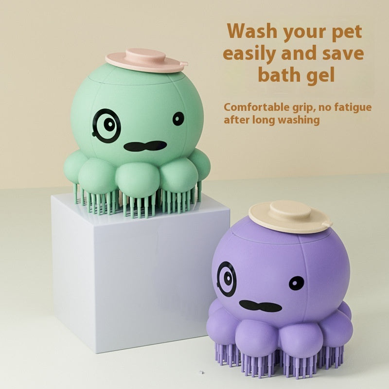 Pet Shower Brush – Silicone Massage Comb