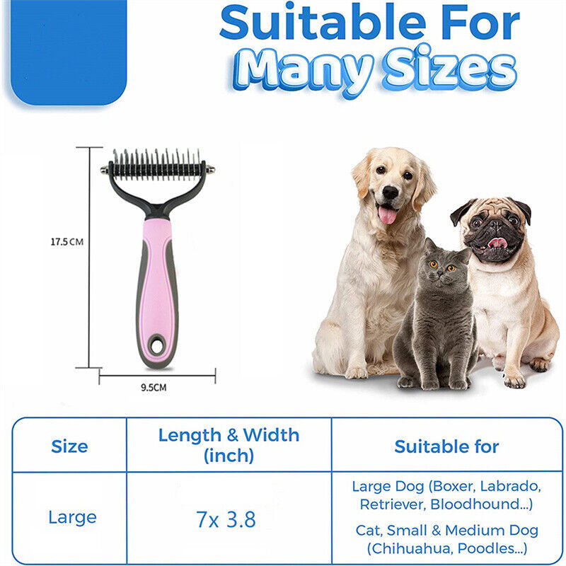 Pet Grooming Brush – Hair Removal Comb