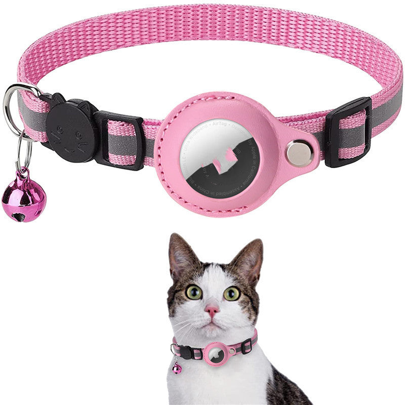 Pet Collar – Reflective Waterproof AirTag Holder