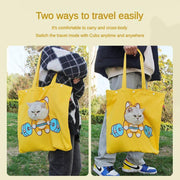 Pet Carrier – Canvas Shoulder Tote Bag