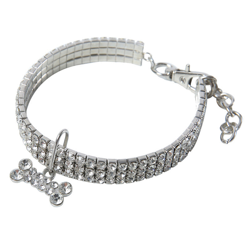 Dog Collar – Bling Rhinestone Crystal Leash