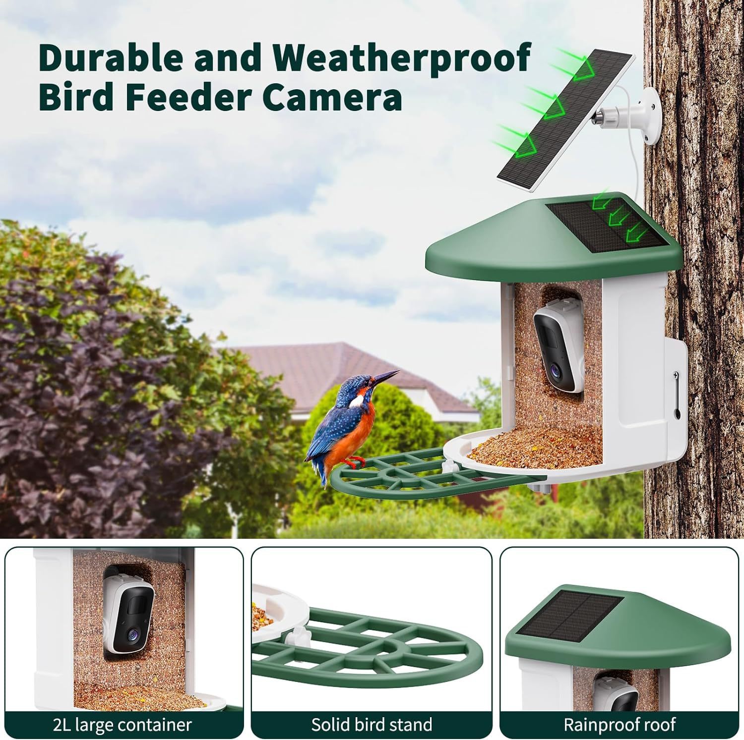 Smart Feeder Surveillance Wireless Camera