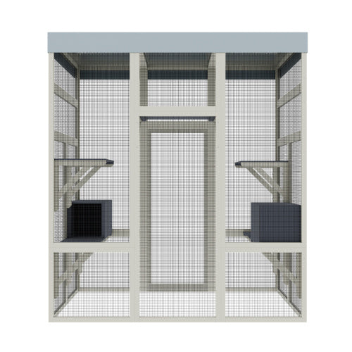 Wooden Pet Waterproof Cat Cage