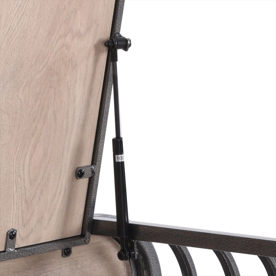 46in Heavy Duty Dog Crate, Furniture Style Dog Crate With Removable Trays And Wheels For High Anxiety Dogs