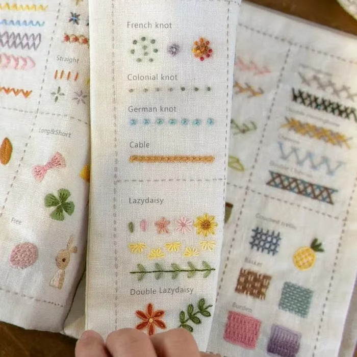 Linen Book DIY Embroidery