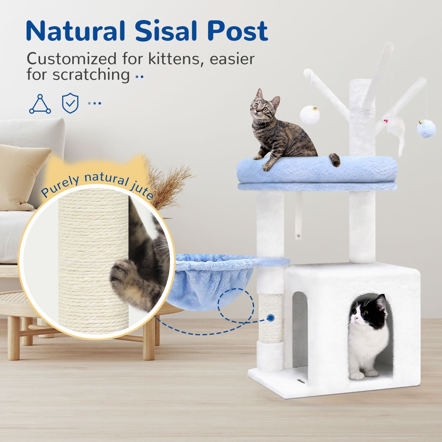 39 Inch Cat Climbing Frame
