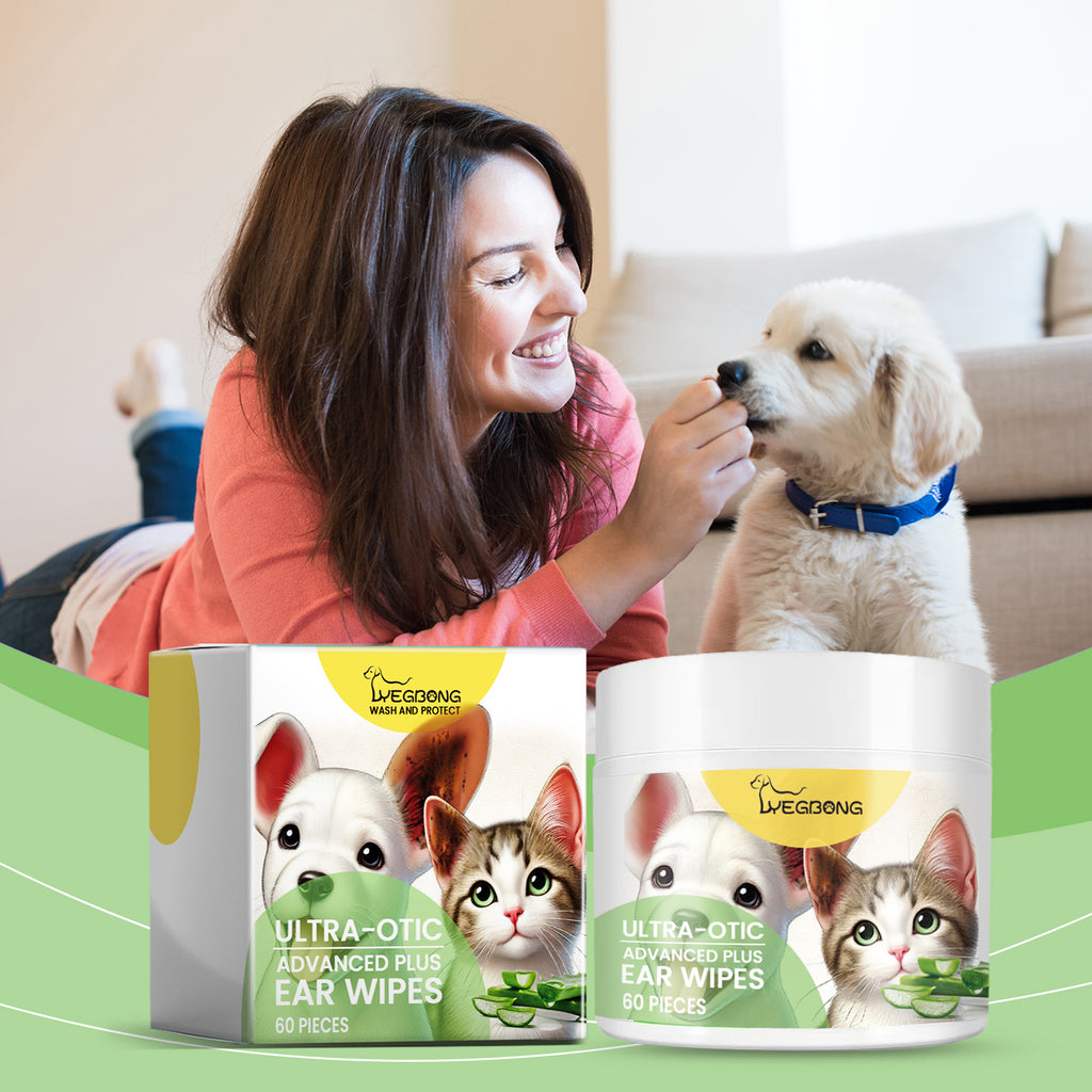 Ear Pads For Cats And Dogs Relieve Discomfort In The Pet Ear Canal And Clean Earwax