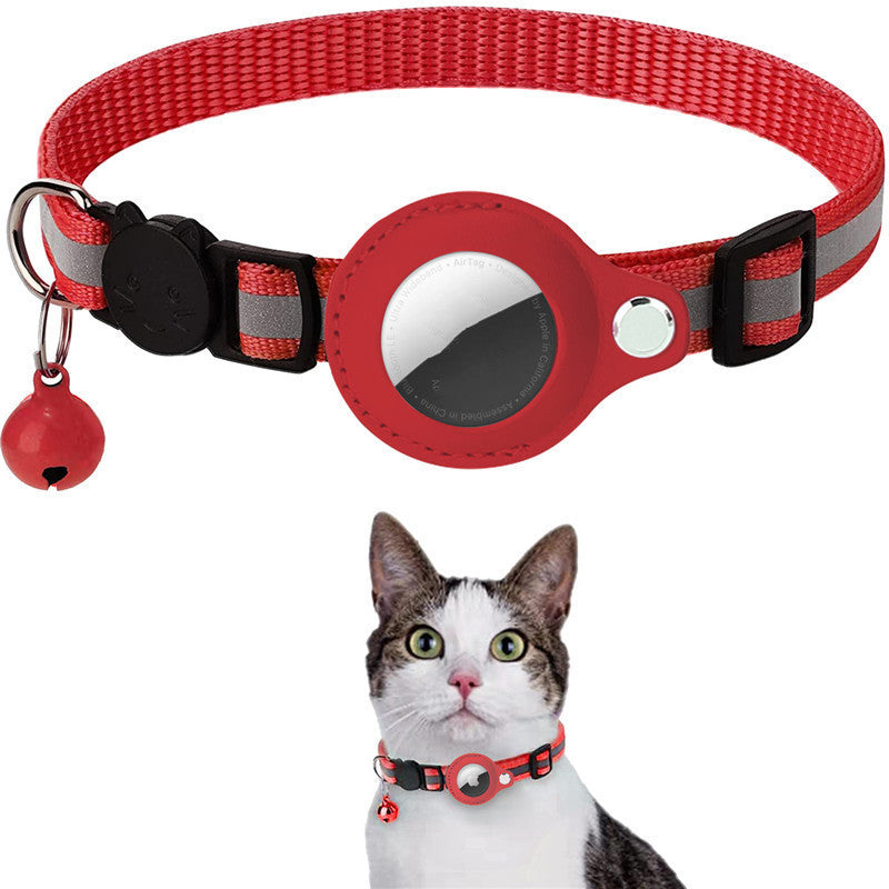 Pet Collar – Reflective Waterproof AirTag Holder
