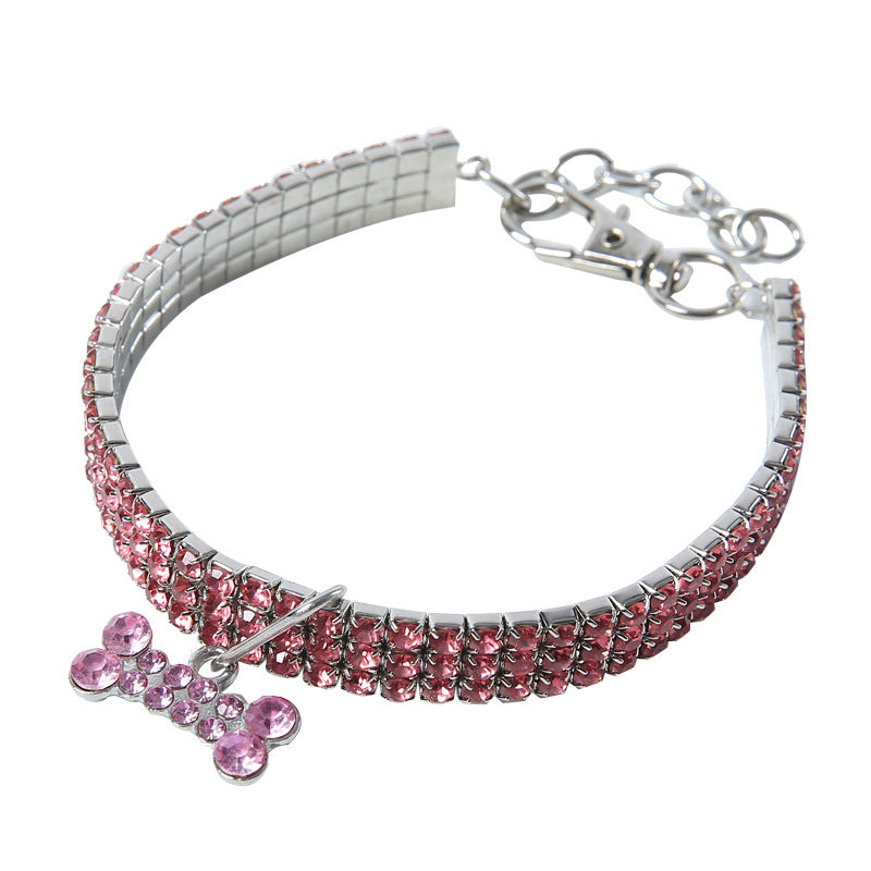 Dog Collar – Bling Rhinestone Crystal Leash