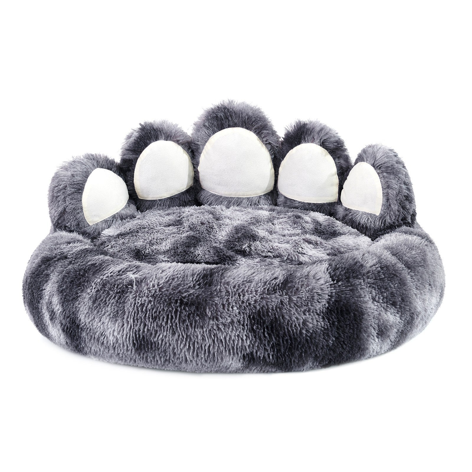 Dog Bed – Cozy Bear Paw Plush Bed