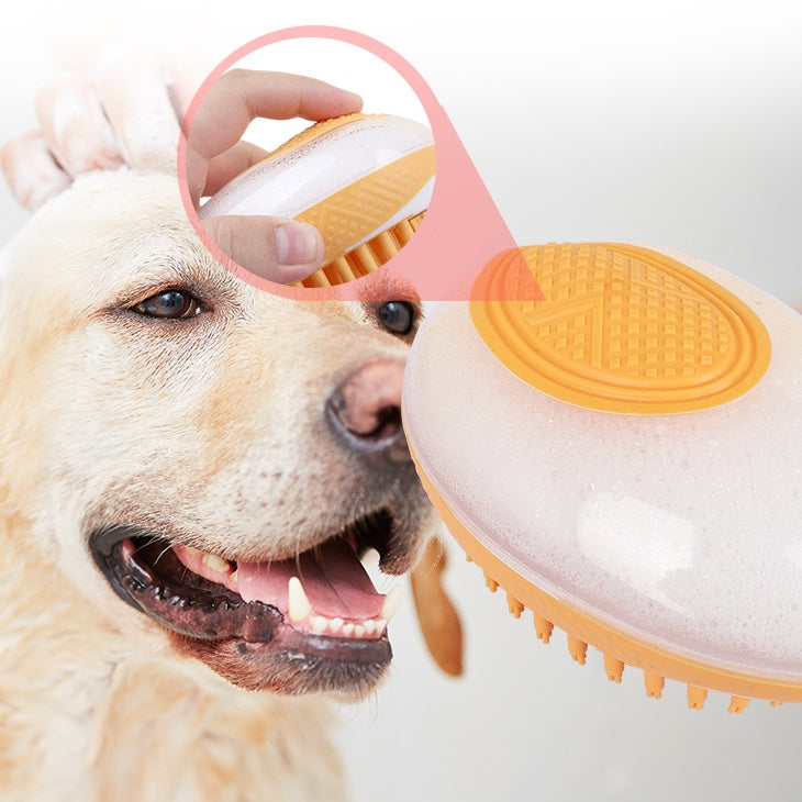 Pet Bath Brush – Silicone Grooming Comb