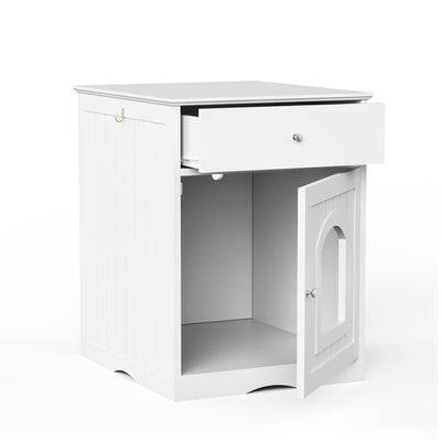 Wooden Pet Cage, Cat Home Bedside Table