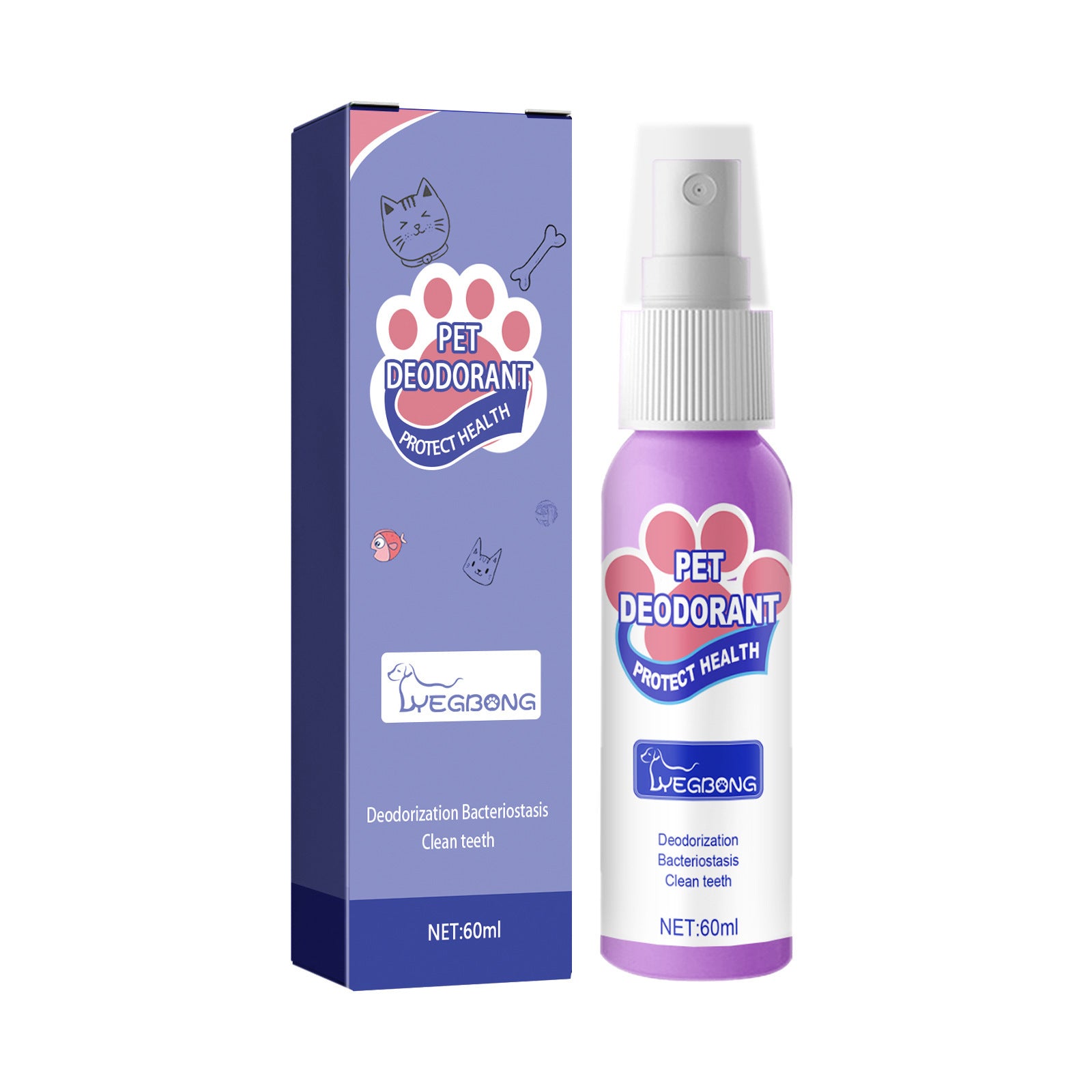 Dog & Cat Deodorant Spray – Breath Freshener