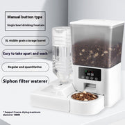 Double Bowl Intelligent Surveillance Video Feeder Timing Quantitative