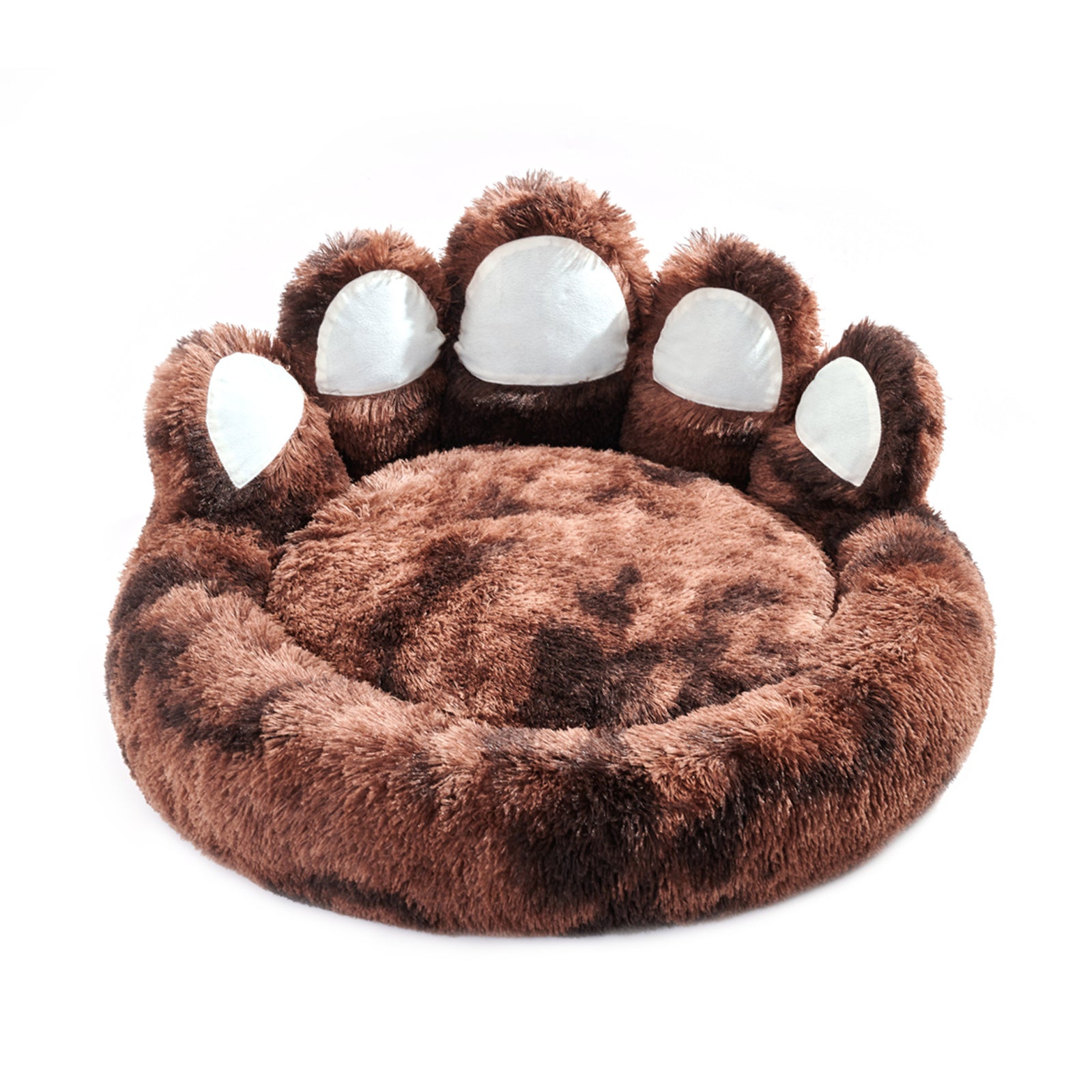 Dog Bed – Cozy Bear Paw Plush Bed