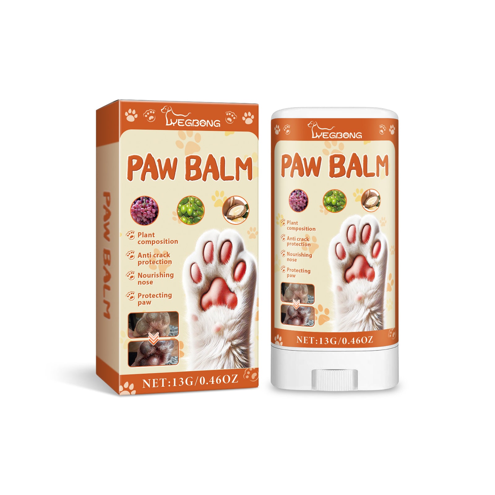 Pet Paw Balm – Moisturizing & Softening