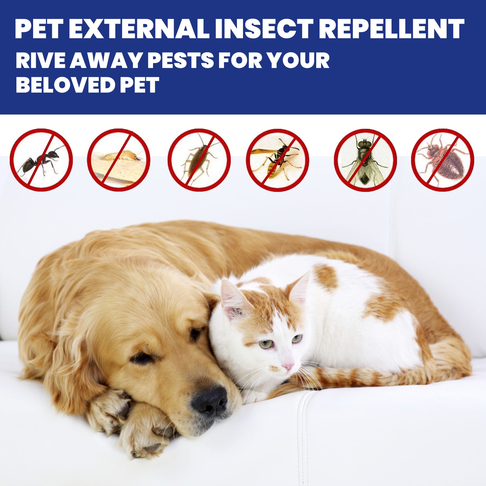 Pet Flea Spray – Tick & Itch Relief