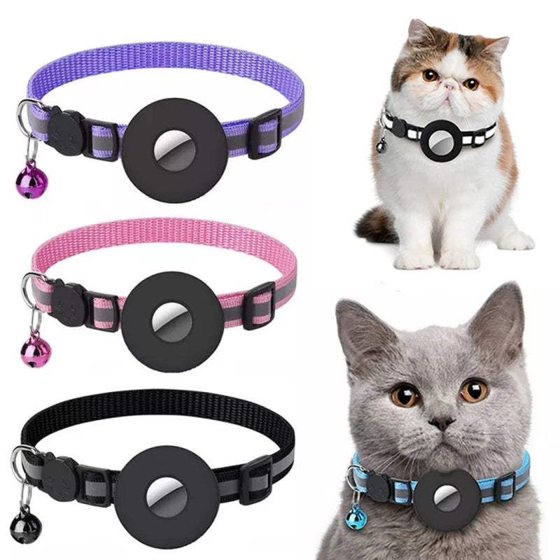 Pet Collar – Reflective Waterproof AirTag Holder