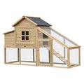 Wooden Chicken Coop with Nesting Box & Ramp