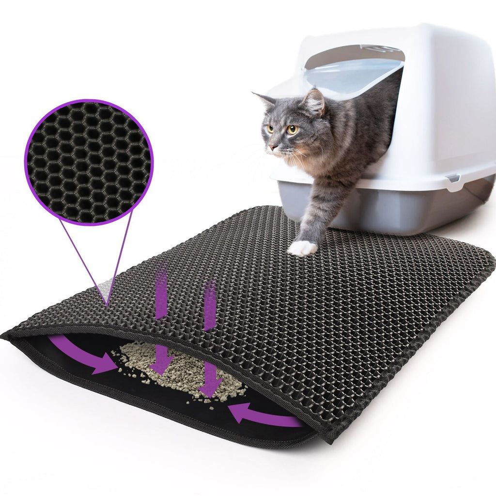 Cat Litter Mat – Honeycomb Waterproof Pad