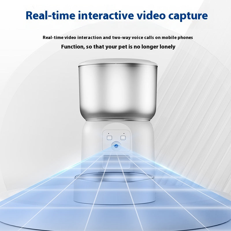 PET Intelligence Automatic Pet Feeder Monitoring Timing Moisture-proof