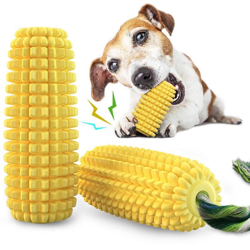 PROKEl Dog Chew Toy – Squeaky Corn Stick