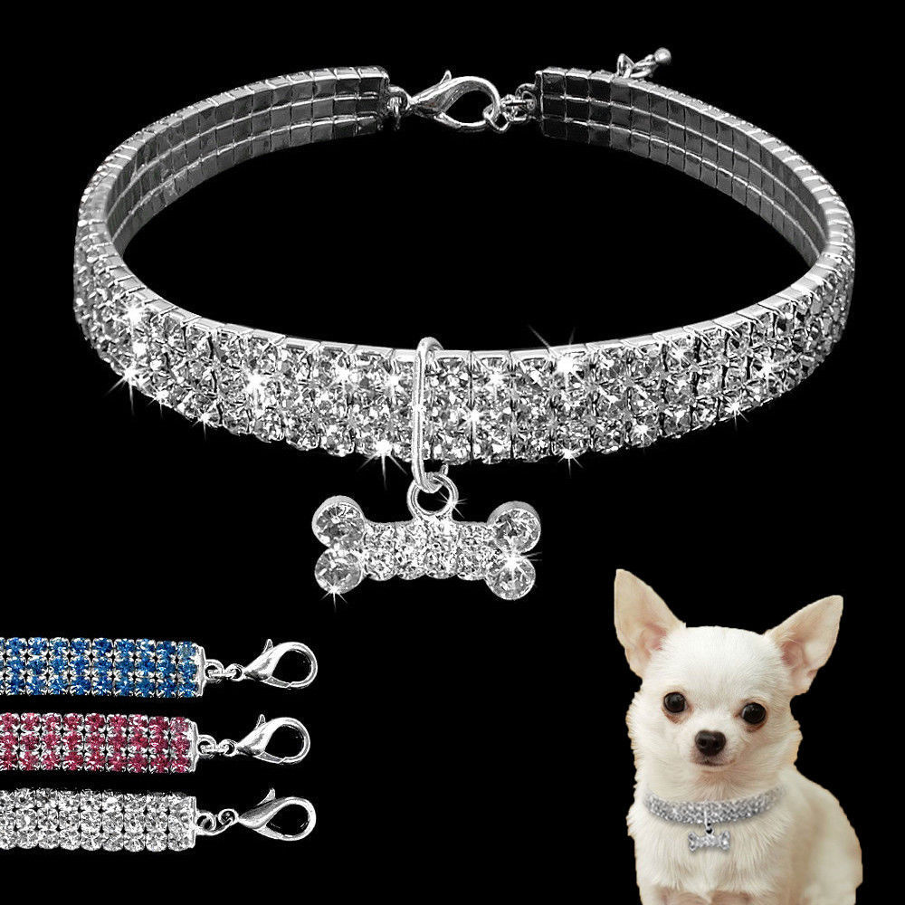 Dog Collar – Bling Rhinestone Crystal Leash