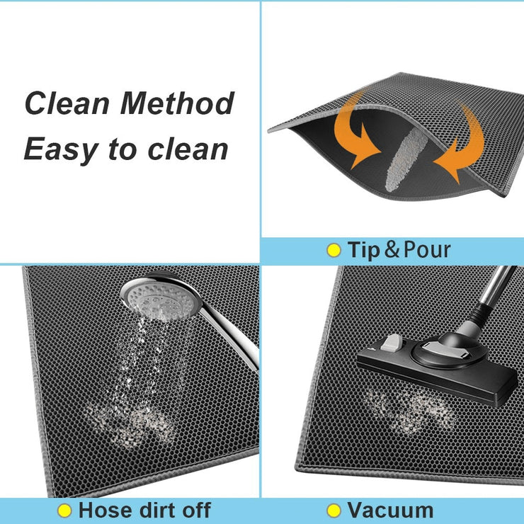 Cat Litter Mat – Honeycomb Waterproof Pad