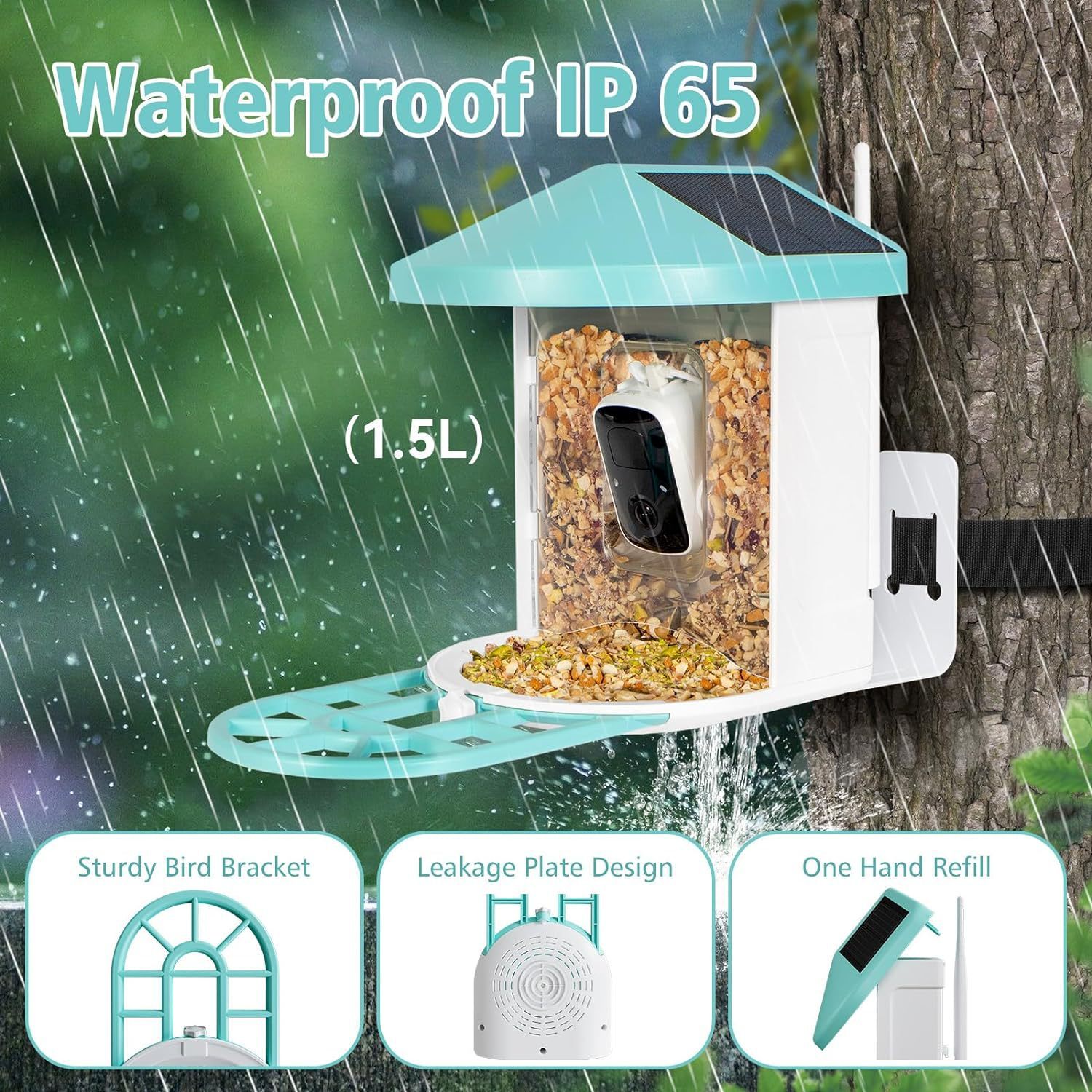 Smart Feeder Surveillance Wireless Camera