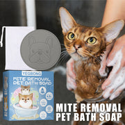 Pet Anti-mite Bath Soap, Dog And Cat Antibacterial Body Deodorant, Clean Bath Products