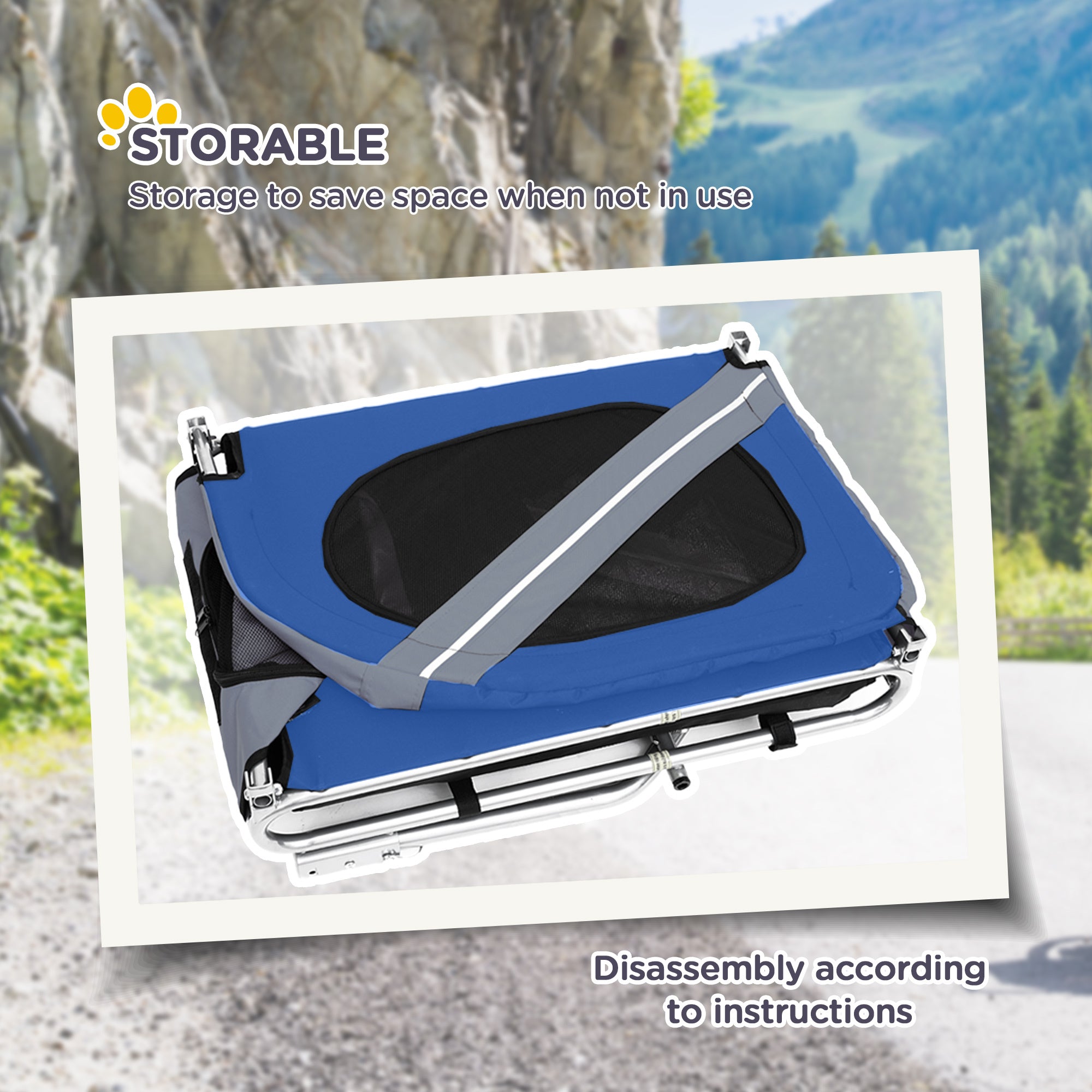 Pet Bicycle Trailer – Cargo Cart Accessory