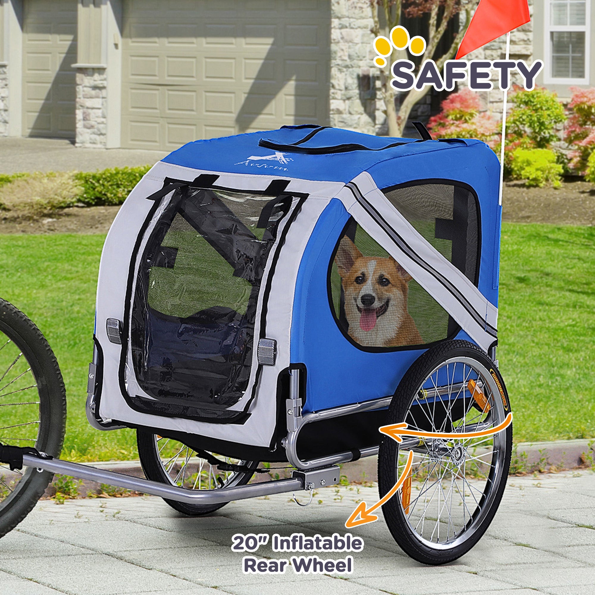 Pet Bicycle Trailer – Cargo Cart Accessory