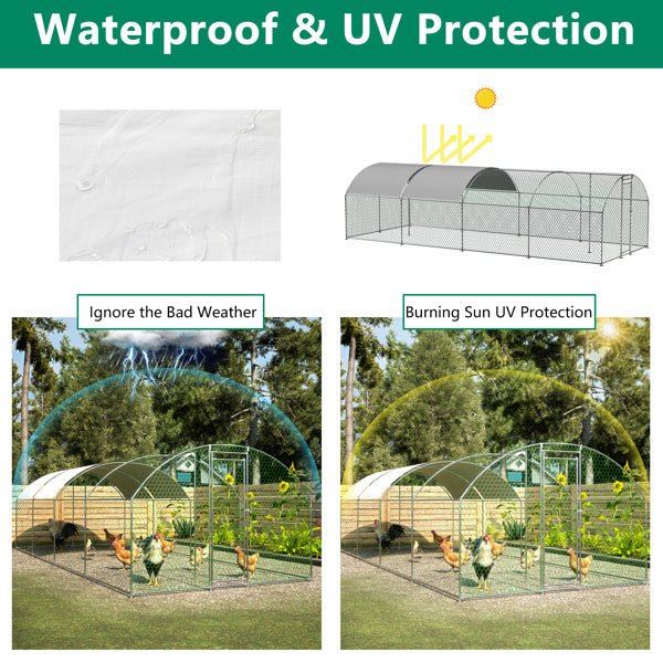 Large Metal Chicken Coop