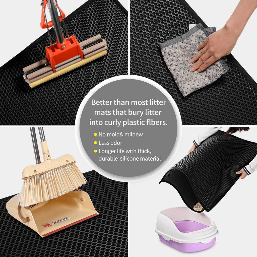 Cat Litter Mat – Honeycomb Waterproof Pad