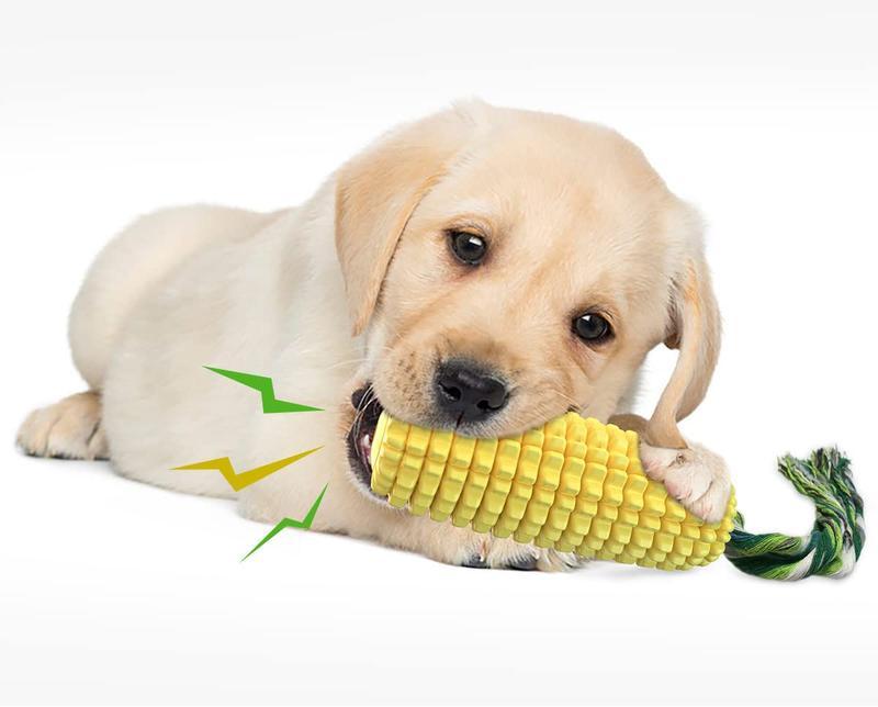 PROKEl Dog Chew Toy – Squeaky Corn Stick