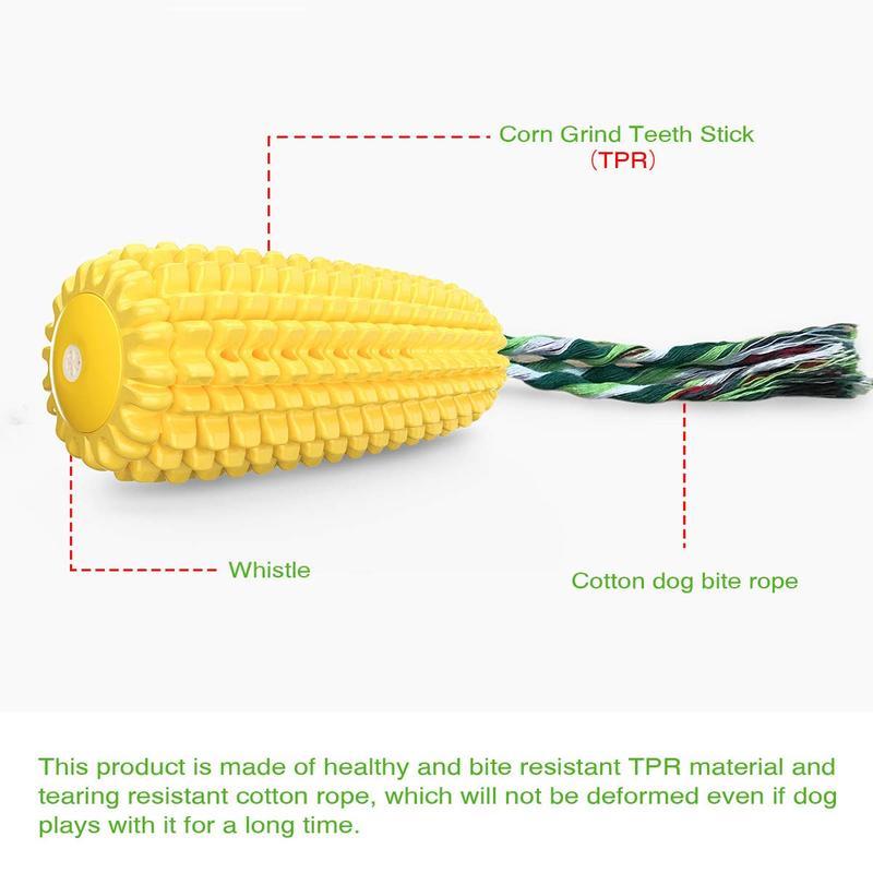 PROKEl Dog Chew Toy – Squeaky Corn Stick