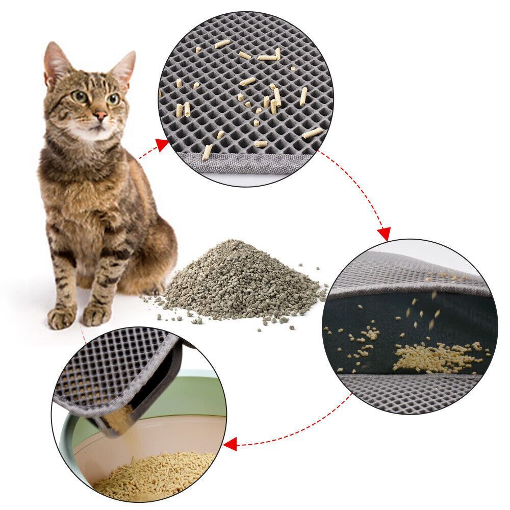 Cat Litter Mat – Honeycomb Waterproof Pad
