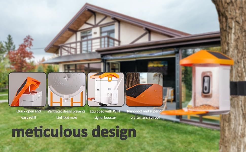 Smart Feeder Surveillance Wireless Camera